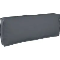 vidaXL Coussin pour dossier de palette Anthracite 120 x 40 x 12 cm
