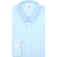 Olymp Chemise Level Five Bleu Clair Manches Extra Longues