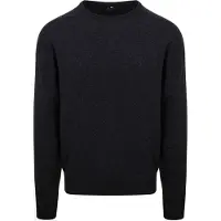 William lockie Col Rond Laine d'Agneau Anthracite