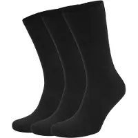 Suitable Chaussettes Lot de 3 Noir