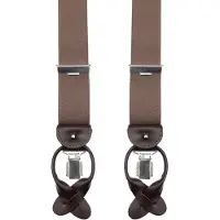 Profuomo Bretelles de pantalon marron