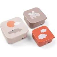 Done by Deer Boîte à Encas - Happy Clouds - 3 Pack - Poudré - - UneTaille - Boîte à Repas