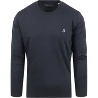 Marc O'Polo T-Shirt bleu marine / blanc