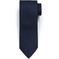 Suitable Soie Cravate Marine Bleu Bleu foncé