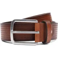 Suitable Ceinture Structure En Cuir Marron