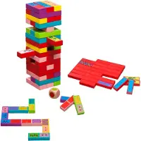 Philos - Verflixter Turm, 3 en 1, paires, domino