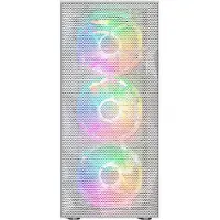 Montech X3 Mesh Midi-Tower, RGB, Tempered Glass -blanc (X3 MESH WH)