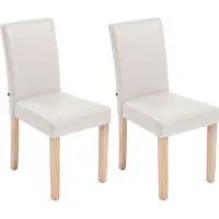 CLP lot de 2 chaises de salle à manger Ina natura