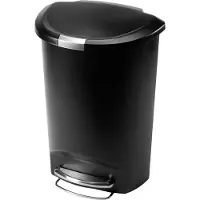 Simplehuman Semi-round 50 Litres Noir