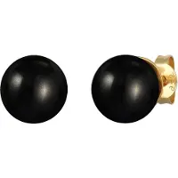 Nenalina Boucles d'oreilles or / noir