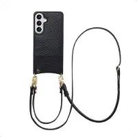 Selencia Coque de télephone Nova avec cordon et porte-cartes Samsung Galaxy S26 Plus - Noir