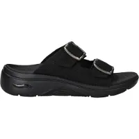 SKECHERS Go Walk Arch Fit 2.0 Sandal Open Teen - Zwart - Maat 38