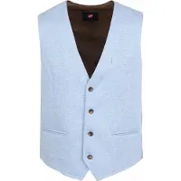 Suitable Gilet Gris Bleu clair Bleu taille 50