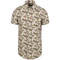 Suitable Chemise Manches Courtes Imprimé Jungle Vert Multicoloré taille XL