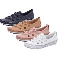 Gemini : chaussures pour femmes, chaussures basses, mocassins, chaussures de ville, couleur bleue, pour le quotidien
