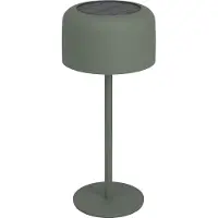 Eglo Lampe de table élégante Roccanova Vert solaire avec USB