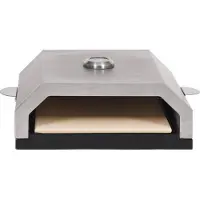 vidaXL Four à pizza avec pierre en céramique pour barbecue au charbon