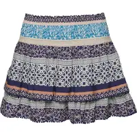 Superdry Vintage Tiered Mini Skirt Bleu L Femme