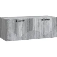 vidaXL Meuble TV mural , gris Sonoma, 78,5 x 31 x 30 cm