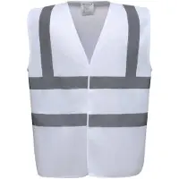 Yoko Pack 50 Gilet haute visibilité White - Yoko YHVW100 - Taille L