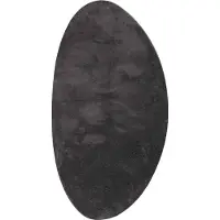 vidaXL Tapis HUARTE Anthracite 100 x 200 cm Polyester