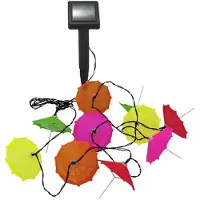 Polux Guirlande solaire LED 10xLED/1,2V IP44 parapluies
