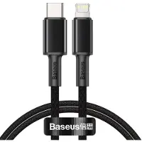 Baseus Kabel Usb-C Do Lightning High Density Braided, 20W, 5A, Pd, 1M (Czarny)