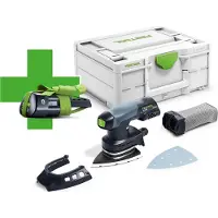 Festool DTSC 400-Basic-ERGO Ponceuse Delta sans fil 18 V 100 x 150 mm ( 577029 ) Brushless + 1x batterie 3,0 Ah + Systainer - sans chargeur