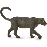 Collecta L Figure de léopard noir peinte à la main