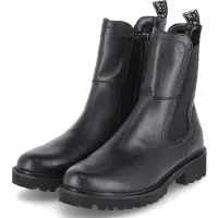 Remonte Boots 'Enkellaarsjes Plat' noir