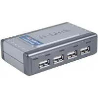 D-Link DUB-H4 USB Hub - USB - Externe - 4 port(s) USB total(s) - 4 port(s) USB 2.0 - Mac