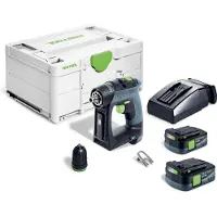 Festool CXS 12 2,5-Plus 12V Li-ion Accu-schroefboormachine Set (2x 2.5Ah Accu) Dans Systainer