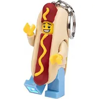LEGO Porte-clés avec lampe torche Garçon Hot Dog
