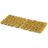 Gamers Grass Gazon synthétique pour gamers, dense, beige, 6 mm, aspect naturel