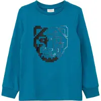 s.Oliver T-Shirt azur / noir