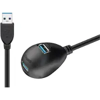 Goobay USB A Hub Répartiteur de câble d'extension d'amarrage