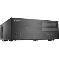 Silverstone GD08, HTPC, PC, Noir, ATX, EATX, Micro ATX, SSI CEB, SSI EEB, Aluminium, Acier, Maison/Bureau