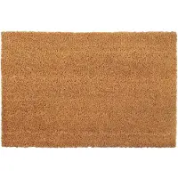 vidaXL Tapis de porte naturel 40x60 cm fibre de coco touffeté