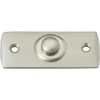 Heidemann Bouton de sonnette 1 prise 70409 nickelé 24 V/1 A