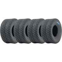 Parnells 18x9.50-8 Lawnmower Grass Tyres 6ply Polyamide Reinforced Tubeless P332 (Set of 4)