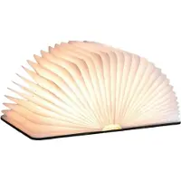 Gingko BOOK LIGHT grand format 21,5 cm 12,2 cm cuir marron