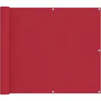 vidaXL Brise-vue pour balcon Rouge 100 x 800 cm Tissu Oxford