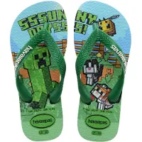 Havaianas Tongs enfant KIDS MINECRAFT garcons - Vert - 27 / 28