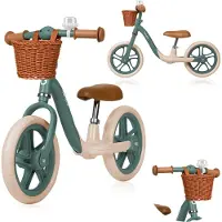 Lionelo Draisienne - Alex Plus - Cadre Léger Et Résistant - Selle Confortable - Vert