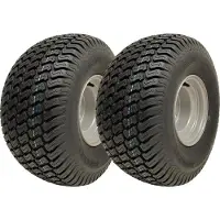 Wanda Pneus gazon 20x10.00-8 4 plypes en gazon, gazon, quatre crampons, jante PCD de 100 mm - jeu de 2.