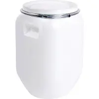 Eda Plastiques EDA 010558 NA Fût de rangement EDA, 25 litres, plastique, blanc