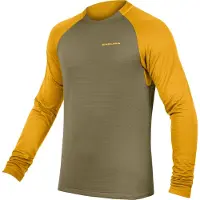 Endura Singletrack Long Sleeve T-shirt Vert M Homme