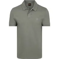 BOSS Passenger 10256683 Orange Short Sleeve Polo Gris M Homme