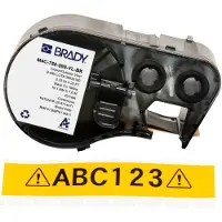 Brady M4C-750-595-YL-BK ruban vinyle 19,05 mm x 7,62 m (d'origine) - noir sur jaune