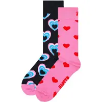 Happy socks Chaussettes bleu marine / bleu clair / rose clair / rouge